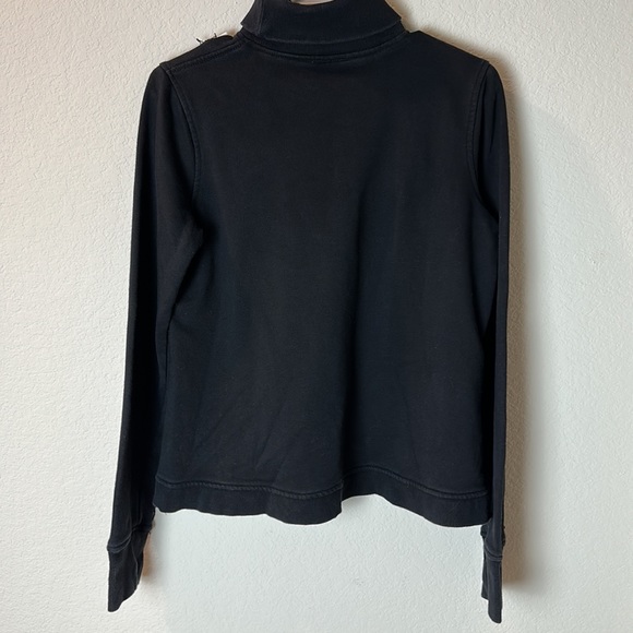 Wishful thinking small sweater turtle neck black with functional side zippers - Picture 15 of 15